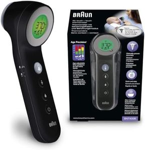 Braun NO Touch + Touch Forehead Thermometer BNT400B with Age Precision, Black