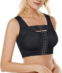 Bafully Soutien-Gorge à Fermeture Frontale Post-opératoire pour Femmes Tops Shapewear de Compression avec correcteur de Posture avec Bande de Soutien du Sein
