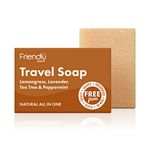 Friendly Soap Travel Soap Bar for Hair and Body (Case of 6)