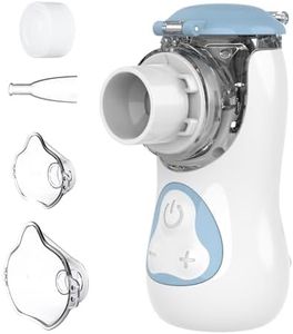 FEELLIFE Nebulisateur pour Bébés et Adultes, Rechargeable Nébuliseur Silencieux Taux d'Atomisation Réglable, Inhalateur Portable pour Traitement de la toux, de l'Asthme et Maladies Respiratoires