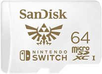 SanDisk 64GB microSDXC card for Nintendo Switch consoles, Legend of Zelda edition, up to 100 MB/s, Nintendo gaming storage, Nintendo Licensed Product, UHS-I Class 10 U3,