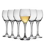 Argon Tableware 24x 245ml White Wine Glasses - Home Restaurant Red White Party Glass Set - Dishwasher Safe