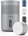 Pro Breeze Osmo® Dehumidifier - Silent & Refillable Moisture Absorber for Damp & Condensation at Home, Bedroom, Wardrobe - Bathroom Mould Remover with 700g Refillable Tablet - Grey