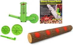 Mingo Marker Firewood Bundle - Chainsaw accessories - Firewood Measuring Tool - Log Holder for Cutting Firewood - Logging Tools and Equipment - Includes 14" 16" and 18" Wheel Marker and Extra Trigger