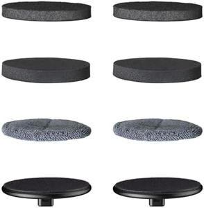 4 Pcs Replacement Pads for Fanttik Flip G9 Pro Electric Spin Scrubber, Suitable for Fanttik Flip G9 Pro Electric Scrubber Only, Brush Accessories for Bathroom, Shower, Kitchen Floor
