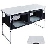 EVER ADVANCED Folding Camping Table