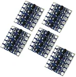 KIRO&SEEU 5pcs IIC I2C Logic Level Converter Bi-Directional Module 5V to 3.3V 4 Channels Shifter Compatible with Arduino