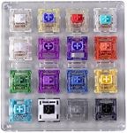 Akko 16-Key Switch Tester Mechanical Keyboards Acrylic Testing Tool Mechanical Keyboard Switches