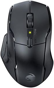 ROCCAT Kone Air - Wireless Ergonomic Gaming Mouse With 800-hour Battery Life, 19K DPI Optical Sensor, Double-Injected Rubber Side Grips, Programmable Button Design & Titan Optical Switches - Black