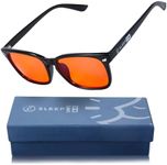 Sleep ZM 99.9% Orange Blue Light Blocking Glasses for Computer, TV, Gaming Use Improves Sleep Quality by Naturally Producing Melatonin for Women and Men