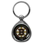 NHL Siskiyou Sports Fan Shop Boston Bruins Chrome Key Chain One Size Team Colors