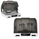 OPHIR 200W Airbrush DryBooth, DIY Model Paint Drying Booth with Water Filter Box and Dust Cover, Model Spray Paint Dehydrator for Primer, Oil Paint, Acrylic Paint, Varnish, 110V Quick Spray Booth Dry Machine