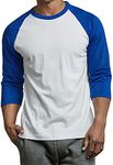 Men's Raglan Baseball Tee Shirt - C