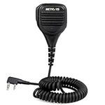 Retevis Two Way Radio Speaker Microphone, Kenwood 2 Pin Microphone, Compatible with RT24 RT27 RT617 RB629 Baofeng UV-5R BF-888S BF-88ST TYT Kenwood Walkie Talkies (1 Pcs)