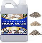 Magnum Rock Glue for Landscaping - 128oz, Rock Glue for Pea Gravel, Small Pebbles, & Gravel, Landscape Rock Glue & Gravel Binder, Glue for Landscape, Landscape Lock