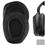 Geekria Elite Sheepskin Replacement Ear Pads for Sennheiser RS195 HDR195 RS185 HDR185 HDR175 RS175 HDR165 RS165 Headphones Ear Cushions, Headset Earpads, Ear Cups Cover Repair Parts (Black)