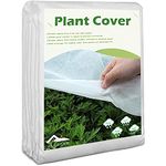 Airstar Plant Covers, Garden Floating Row Cover 7ââ‚¬â„¢Ãƒâ€”25ââ‚¬â„¢ Fabric Non-Woven for Frost Protection Freeze Protection for Vegetables Fruit Tree Plant Frost Blanket Cover for Cold Weather(Hoops Not Included)