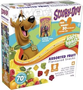 Iddy Biddy Scooby Doo Assorted Fruit Snacks 160 g