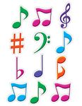 Teacher Created Resources Musical Notes Mini Accents