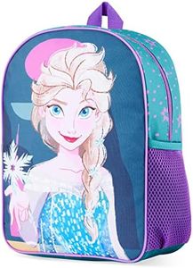 Disney Stitch Backpacks for Girls Elsa Minnie Mouse Toddler Backpack Kids Rucksack Nursery Pre School Bags for Girls Travel Holiday Stitch Gifts, Blue Frozen, One Size