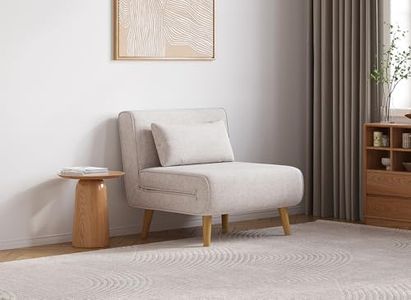 DecoInParis Fauteuil Convertible en Tissu Tonka