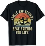 Uncle and Nephew Best Friends for Life Funny Uncle T-Shirt