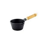 Trilonium Cast Iron Tadka Pan | Pre-Seasoned | Dia 11 cms | Depth 5 cms | Weight 600 GMS | Capacity: 300ml | Black