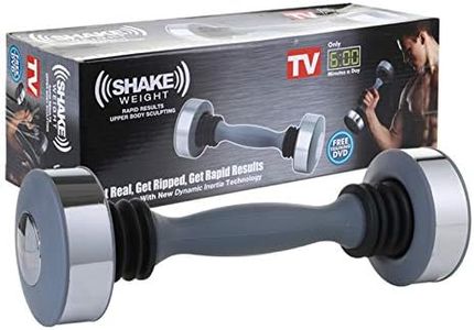 Comfecto Shake Weight for Men Women, 3 lbs Arm Firming Muscle Toning Dumbbell for Weight Loss Arms Shoulder Chest Exercise with New Dynamic Inertia Technology, Bonus Workout DVD Included