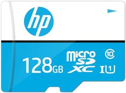 HP 128GB MicroSD Memory Card SDXC mx310 Class 10, UHS-I, U1 Card, Upto 100MB/s R, 10 Y Warranty