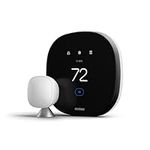 ecobee SmartThermostat with Voice Control - Programmable Wifi Thermostat - Works with Siri, Alexa, Google Assistant - Smart Thermostat for Home