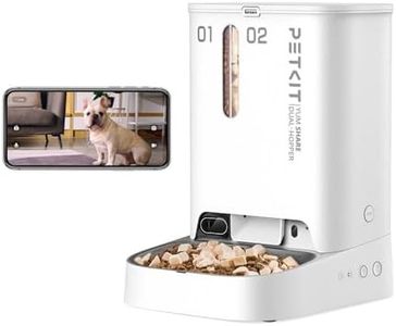 Petkit Yumshare Camera Dual Bowl Smart Food Container White (Official Distributor Guaranteed)