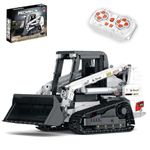 FULHOLPE Technology Loader Building Blocks Kit, 2.4G/APP Control Skid Steer Loader with Motor, 1366 Pieces Truck Vehicle Building Set Compatible with Major Brands