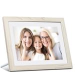 Dragon Touch Digital Picture Frame WiFi 10 inch IPS Touch Screen HD Display, 16GB Storage, Auto-Rotate, Share Photos via App, Email, Cloud - Classic 10