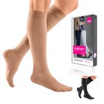 Mediven Plus, Knee-High, 30-40mmHg, Closed Toe, Compression Stocking, Beige, IV