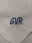 Set of 3 Embroidered/Monogrammed Ge