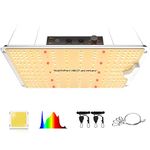 2024 Spider Farmer SF1000 LED Grow Light with Samsung LM301H EVO Diodes, Higher Yield Dimmable Daisy Chain Full Spectrum Growing Lamp for Hydroponic Indoor Plants Veg Bloom in 3x3 Grow Tent Greenhouse