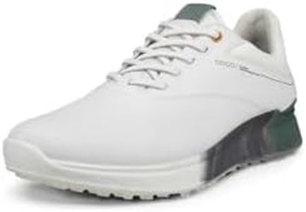 ECCO Men's S-Three Gore-TEX Golf Shoe, White/Frosty Green, 11-11.5