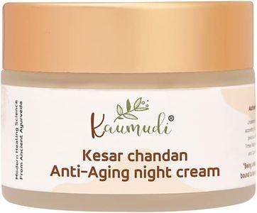 Kaumudi Kesar Chandan Anti-Aging Night Cream | Made with Shata Dhauta Ghrita (100 Times Washed Ghee) | For Women and Men | Handmade with Natural Ingredients | For Signs of Aging, Fine Lines, Wrinkles | Reduces Sun Damage & Pigmentation | Hydrate & Moisturizes | All Skin Types | No Artificial Color | No Artificial Fragrance | Sulphate, Paraben & SLS free | 40 GM / 1.41 fl Oz