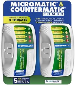 Two Electronic Surge Protector Combo Micromatic for Microwaves and Countermatic for Kitchen Appliances