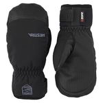 Hestra Ferox Primaloft Junior Mitt (Youth 4-13yrs) I Waterproof, Insulated Mitten, Skiing, Snowboarding & Playing in The Snow - Black - 6