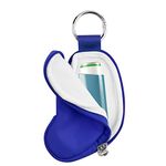 Beautyflier Asthma Inhaler Case Holder Travel Handy Mini Bag for Adults and Kids, Does Not Include Inhaler (Blue)