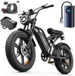 Askmy Mountain Ebike, Adult Electric Bike for Road Snow Beach, Fat Tire Electric Bike for Adults 1500W Peak 48V 15Ah