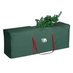 YKL Christmas Tree Storage Bag, Fits Up to 9 Ft Disassembled Trees Durable Water Resistant 600D Oxford Material Tree Bag Storage to Protect Against Dust, Green