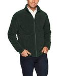 Amazon Essentials Men's Full-Zip Fleece Jacket (Available in Big & Tall), Forest Green, X-Large