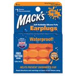 Macks Moldable Silicone Ear Plugs, Kids Size, 6 Pair (Pack of 6)