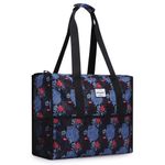 HAWEE Large Utility Bags for Women with Luggage Sleeve and 15.6” Laptop Pocket for Work Air-Friendly Travel Duffel Bag, Coral