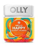 OLLY Hello Happy Gummy Worms, Mood 