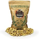 Chubby Peanuts in Shells for Squirrels (1 Kg), Aflatoxin Free Monkey Nuts For Squirrels, Premium All Natural Squirrel Food, Peanuts for Squirrels, Chipmunks, Cardinals & Jays - with Compostable Bag