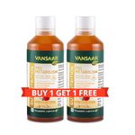 Vansaar 45+ Buy 1 Get 1 Apple Cider Vinegar with the Mother, 500ml - for Improved Gut Health - Organic Himalayan Apples - Unfiltered & Unpasteurized