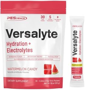PEScience Versalyte Keto Electrolyte Powder, Sugar Free, Watermelon Candy, 30 Single Serving Packets, Hydration Powder